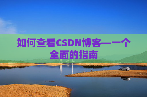 如何查看CSDN博客—一个全面的指南